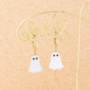 Halloween Ghost Earrings For Women Gold Ghost Huggie Hoop Earrings Halloween Jewelry Cute BOO Halloween Earrings