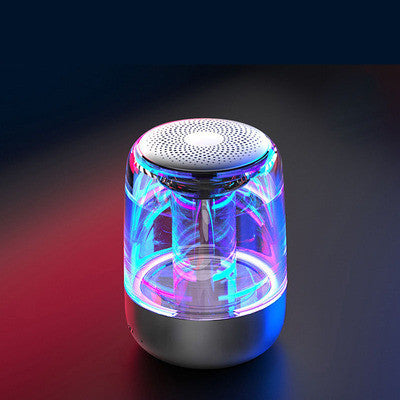 Portable Bluetooth Speaker with Bass, Radio, and LED Lights