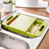 Multifunctional Kitchen Chopping Board with Drain Basket.