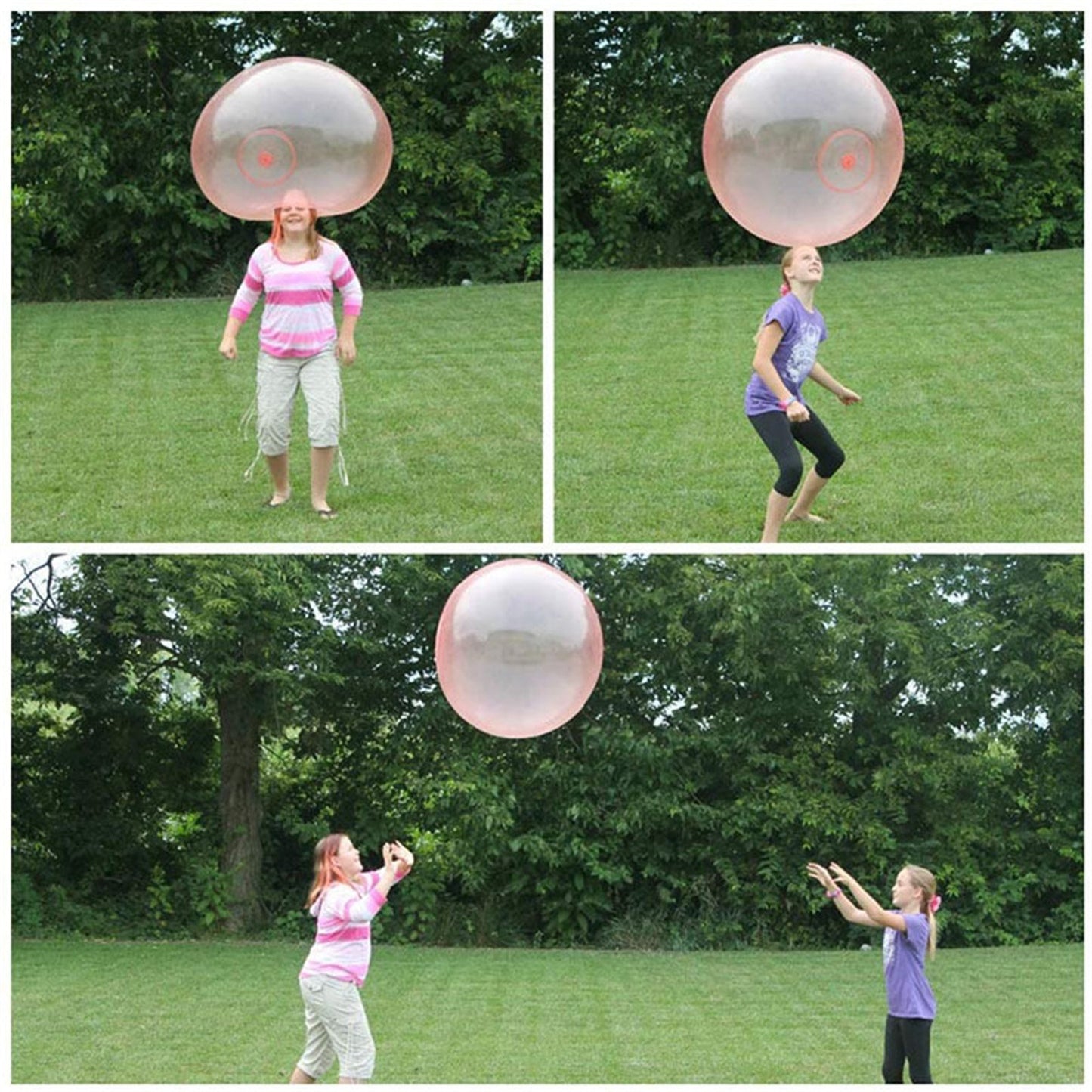 Water Injection Bubble Ball - Big Light Mouth Bouncy Ball