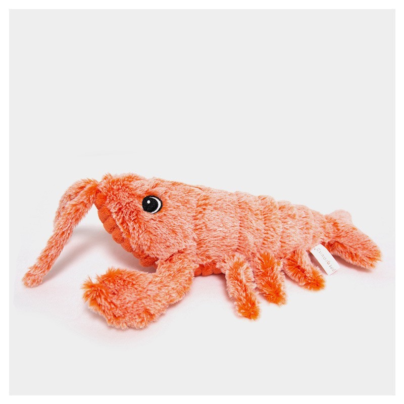 Electric Jumping Shrimp Plush Toy