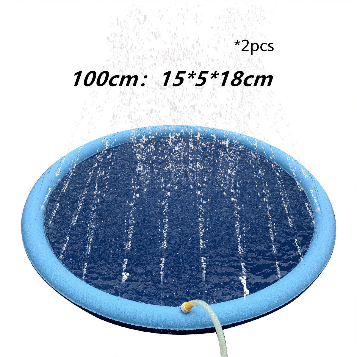 Non-Slip Splash Pad for Kids and Pets - Outdoor Water Fun