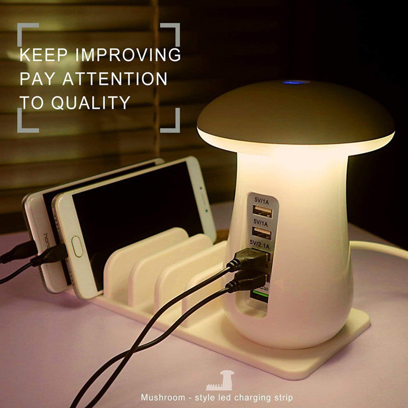 2-in-1 Mushroom-Shaped Multifunctional Lamp