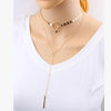 Duo Star Goddess Choker Necklace