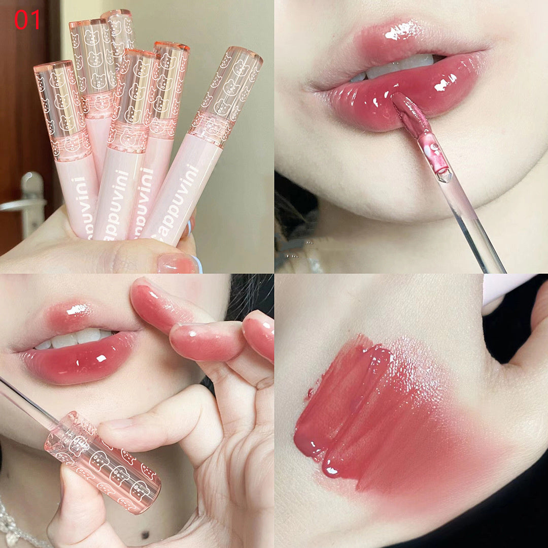 Bubble Lip Glaze - Mirror Shine Glass Finish for Women