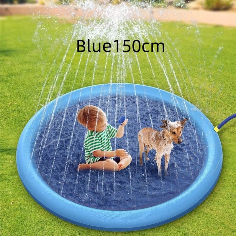 Non-Slip Splash Pad for Kids and Pets - Outdoor Water Fun