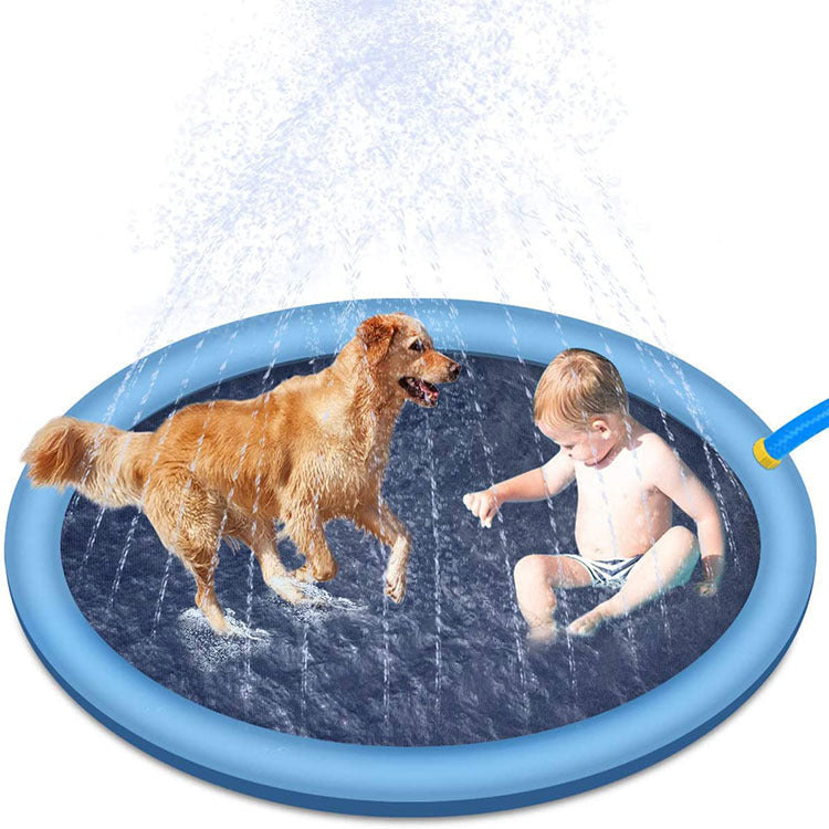 Non-Slip Splash Pad for Kids and Pets - Outdoor Water Fun