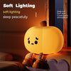 Cute Halloween Pumpkin Night Light - Dimmable Silicone Lamp for Kids