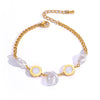 Titanium Steel Star Moon Pearl Bracelet Female Simple And Gentle