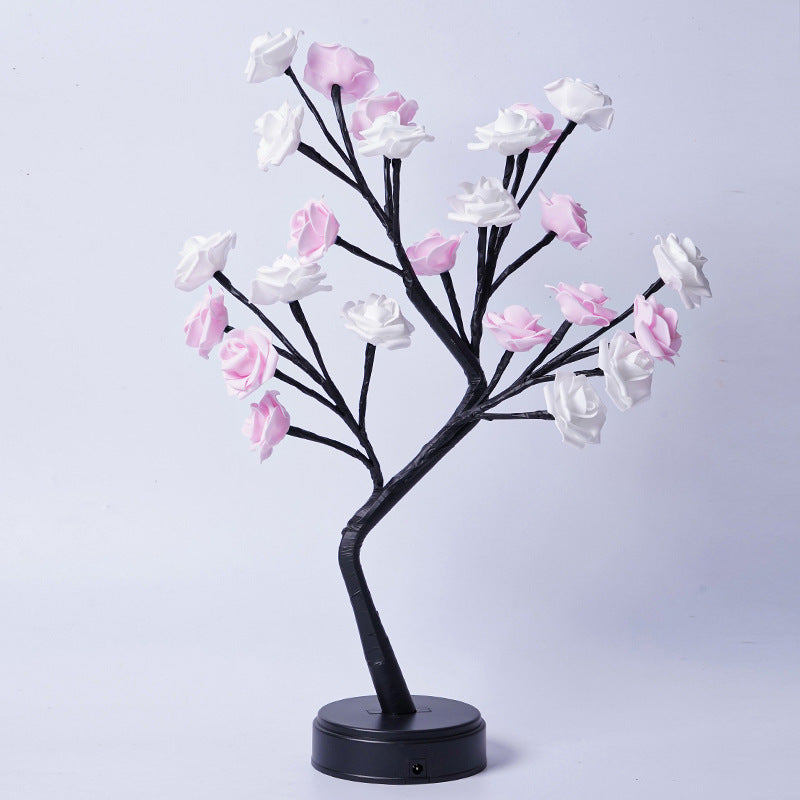 Flower Tree Rose Table Lamp