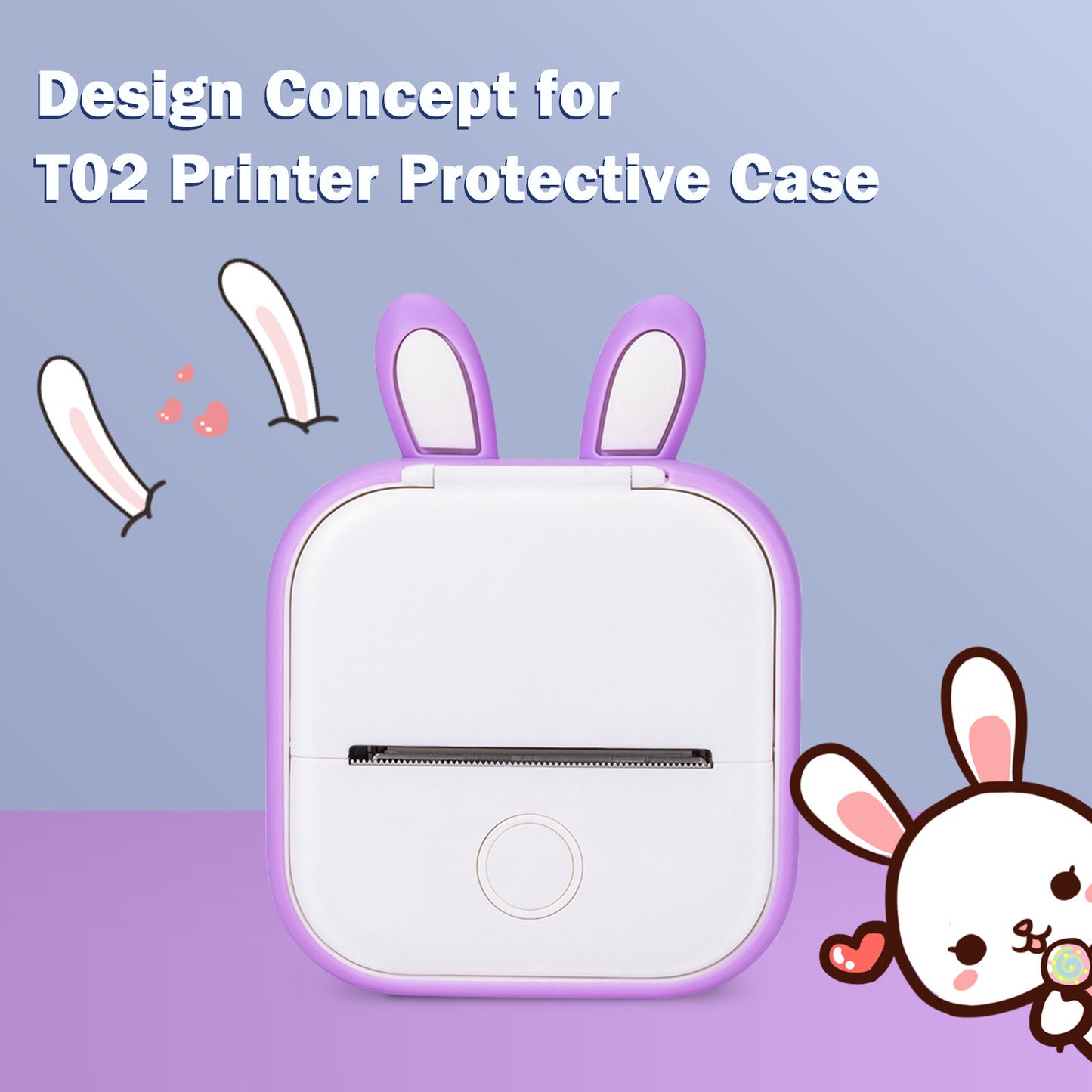 Silicone Case for Mini Portable Photo Printer