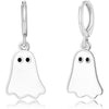 Halloween Ghost Earrings For Women Gold Ghost Huggie Hoop Earrings Halloween Jewelry Cute BOO Halloween Earrings