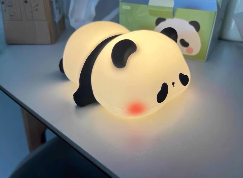 Cute Silicone Sheep Night Light – Rechargeable Lamp for Kids' Room with Timer and Dimming