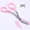 Beauty tools eyebrow scissors with eyebrow comb