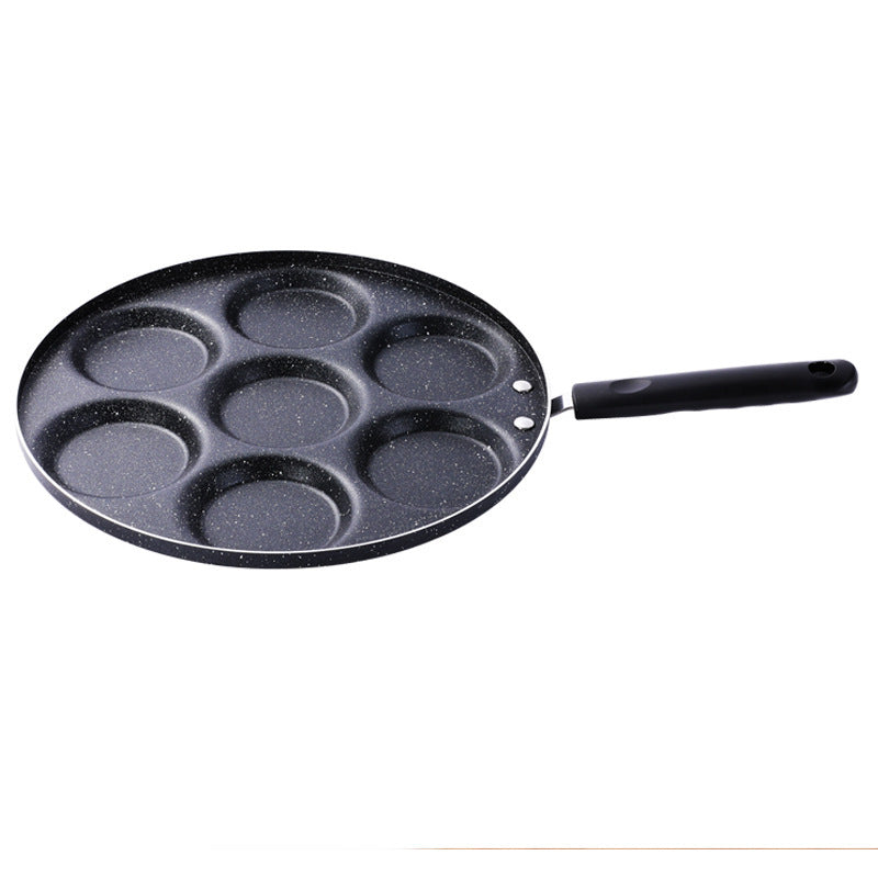 Nonstick Egg Frying Pan with 4 Cups – Perfect for Pancakes