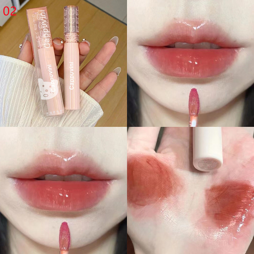 Bubble Lip Glaze - Mirror Shine Glass Finish for Women