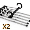 5-in-1 Multi-functional Wardrobe Hanger | Stainless Steel Pants and Clothing Organizer