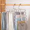 5-in-1 Multi-functional Wardrobe Hanger | Stainless Steel Pants and Clothing Organizer