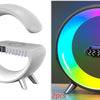 Smart LED Lamp in G Shape with Bluetooth Speaker and Wireless Charger, App-Controlled