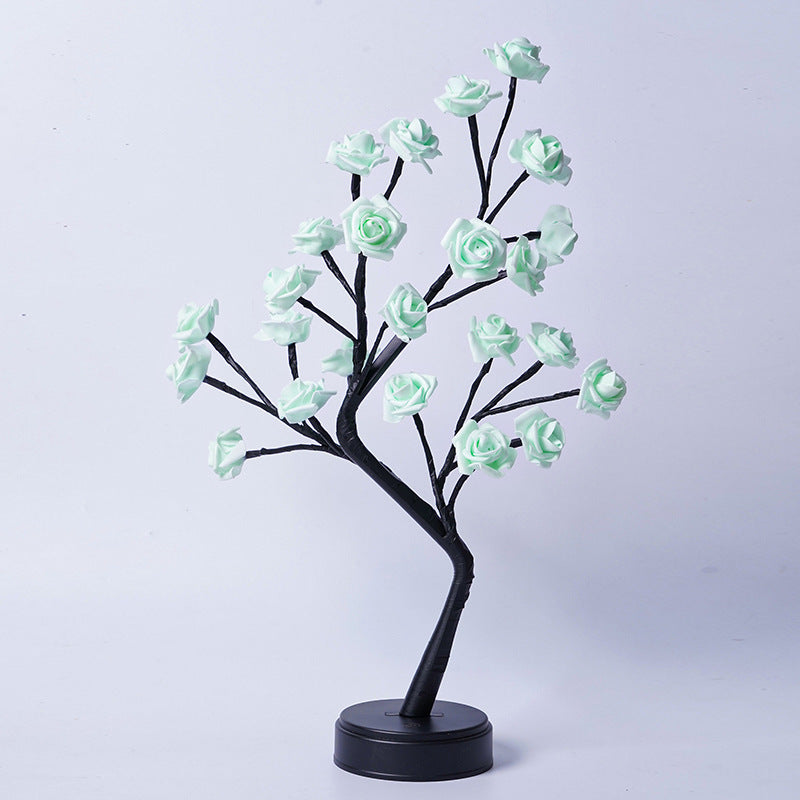 Flower Tree Rose Table Lamp