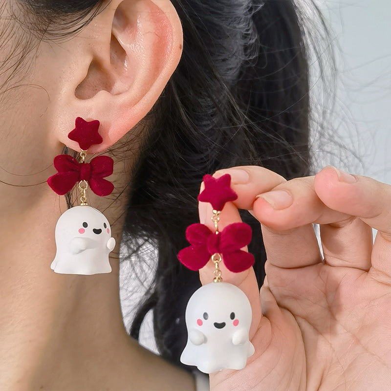 Cute Ghost Halloween Earrings