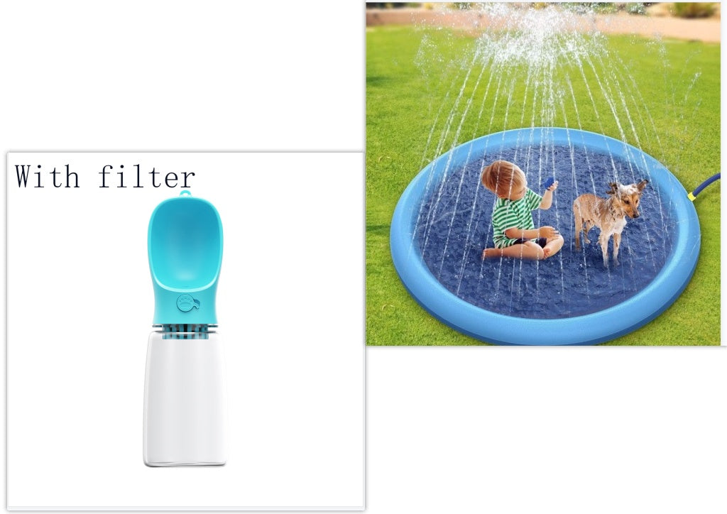 Non-Slip Splash Pad for Kids and Pets - Outdoor Water Fun