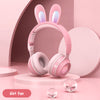 Wireless Headphones with Bunny Ears: Illuminated Headphones