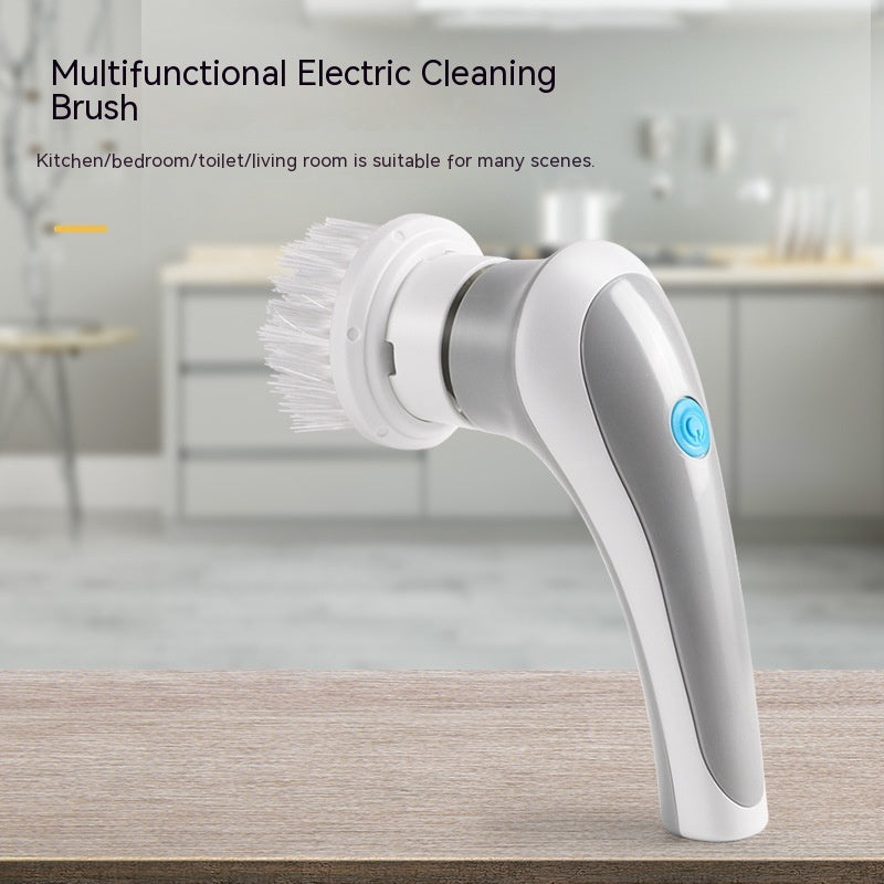 Electric Cleaning Brush – 4-in-1 Cordless Handheld Spinning Scrubber, Portable and Easy to Use