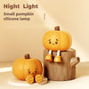 Cute Halloween Pumpkin Night Light - Dimmable Silicone Lamp for Kids