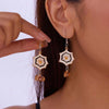 Asymmetric Halloween Earrings – Dark Style Spider Web, Bat & Ghost